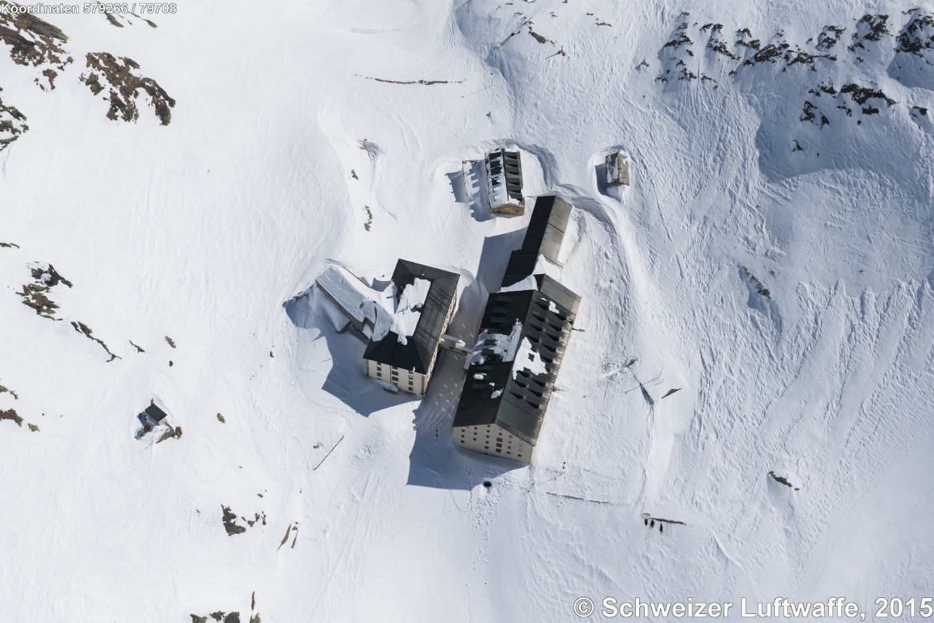 Hospiz-Gebäude Col du Grand Saint-Bernard (Position: 2'579'176.66, 1'079'733.14)